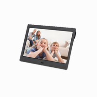 Cadre photo numérique en plastique Sudex avec écran tactile HD IPS de 7 pouces, stockage interne de 16 Mo, Wi-Fi, USB-C, lecture vidéo, lecteur de musique, horloge