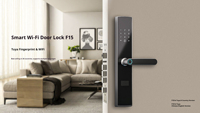 Lifelibero 6068 Serrure Intelligente Biométrique Avec Wifi Serrures De Sécurité Par Empreinte Digitale Porte Avec Tuya Smart Life App Télécommande