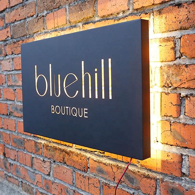 Custom Acrylic Cube Blister Light Box Poster Outside Shop Led Illuminated Board Advertising Display Pub Salon Mark