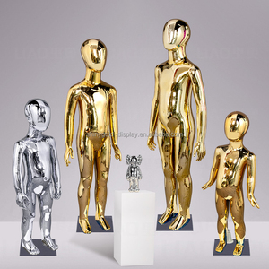 <span class=keywords><strong>Mannequin</strong></span> de <span class=keywords><strong>poupée</strong></span> en plastique entièrement plaqué or, modèle pour enfants, présentoir pour vitrine de magasin de vêtements - Product Image 4