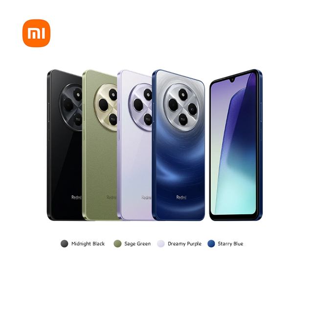 Redmi 14C Smart Cell Phone 8GB RAM 256GB ROM Octa Core 90Hz Dual SIM LTE HD 6.88" Screen Shockproof Gaming Face Recognition