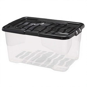 Eco-Friendly Multi-color PP Storage Boxes & <b>Bins</b> for Home & Car Garage Use Leak Proof Gap Filling with Wheels and Top Lid - Product Image 1