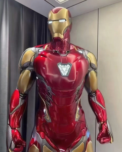 รูปปั้นไอรอนแมน <span class=keywords><strong>MK85</strong></span> ขนาดเท่าคนจริง ทำจากเรซิ่น ราคาประหยัด ตัวละครจากมาร์เวล พร้อมไฟและข้อต่อที่ขยับได้ เหมาะสำหรับตกแต่งคริสต์มาส - Product Image 2