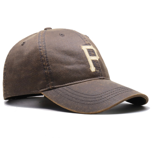 Casquette de Baseball classique cirée <span class=keywords><strong>en</strong></span> toile, 6 panneaux de broderie, vente <span class=keywords><strong>en</strong></span> gros, collection - Product Image 5