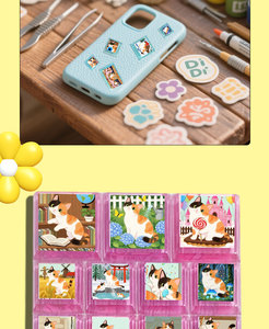 Custom Mini Cartoon 3D Puffy Stickers PVC <b>Gloss</b> Lamination Durable For Kids Stationery Home Decoration - Product Image 2