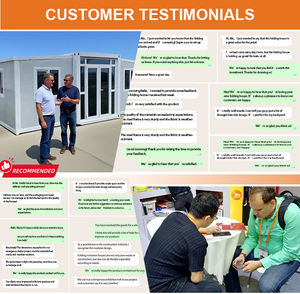 Nouveau <span class=keywords><strong>Produit</strong></span> Avec Structure en Acier Préfabriqué Oem Bas Prix Flat Pack Structure en Acier Villa Préfabriquée Bureau Maison Conteneur - Product Image 3