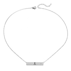 Yiwu-collar <span class=keywords><strong>de</strong></span> acero inoxidable Aceon Velle para mujer, joyería brillante y pulida en blanco, barra Horizontal, barra <span class=keywords><strong>de</strong></span> piedra <span class=keywords><strong>de</strong></span> nacimiento para estampado - Product Image 3