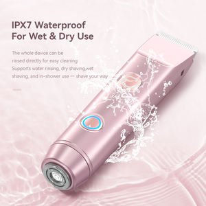 Tondeuse corporelle électrique portable 2 en 1 pour femmes, tondeuse bikini indolore et <span class=keywords><strong>rasoir</strong></span> électrique pour femmes - Product Image 3