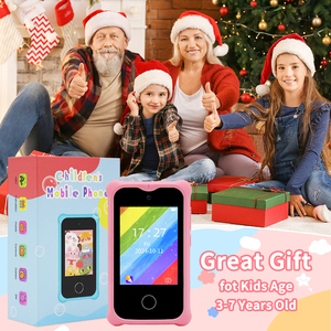 Cadeaux personnalisés <span class=keywords><strong>de</strong></span> téléphone intelligent <span class=keywords><strong>pour</strong></span> enfants <span class=keywords><strong>pour</strong></span> les filles enfants jouets téléphone cellulaire 2.8 "écran tactile enfant en bas âge apprentissage jouer jouet téléphone avec carte <span class=keywords><strong>de</strong></span> 8 Go - Product Image 6
