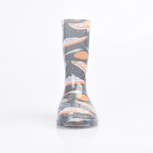 Bottes de pluie en PVC pour enfants, simples, imperméables, imprimées avec des astronautes et des fusées - Product Image 2