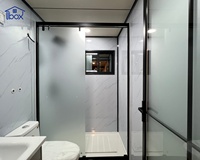 Maisonnette extensible de 350 pieds carrés avec 2 chambres, maison pliable extensible, maison préfabriquée modulaire, maison de ferme de luxe en conteneur, maisons rurales mobiles