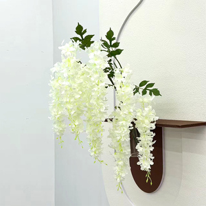 Flores Artificiales Trident <span class=keywords><strong>Wisteria</strong></span> <span class=keywords><strong>Sinensis</strong></span> para Decoración de Bodas, Arcos de Pared, Interiores y Exteriores, Suministros para Arreglos Florales - Product Image 2