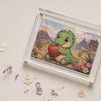 Puzzles en acrylique transparent personnalisés en gros, jouets éducatifs pour enfants, jeux de société animaux de dessin animé, cadres pour cadeaux d'anniversaire pour enfants
