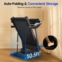 Tapis roulant électrique pliable de haute qualité YPOO Supplier pour la maison, tapis roulant inclinable pour le sport