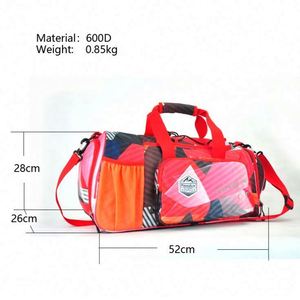 Sacs de sport personnalisés de luxe, imperméables, impression par sublimation, pour le sport, le yoga, la gym, les voyages d'une nuit - Product Image 3