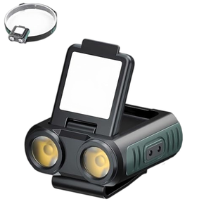 Linterna frontal LED con Sensor, superbrillante, con Clip para sombrero, luz para sombrero, faro para pesca, luces recargables por USB, ángulo ajustable, linterna frontal para acampar - Product Image 1