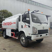 Camion-citerne Shaanxi Xande 4x2 10000L, camion de transport de carburant 10CBM à vendre, acier au carbone / acier inoxydable en option