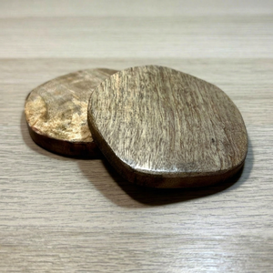 Latest Sustainable Hexagonal Wooden Coaster With Smooth Curved Edges Table <b>Mat</b> <b>Kitchen</b> Pad For Wedding Parties And Restaurants - Product Image 1