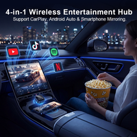 Écran CarPlay sans fil pour voiture, écran CarPlay 4K pour voiture, écran CarPlay portable sans fil
