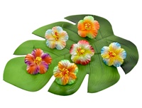 Fleur d'hibiscus en mousse EVA hawaïenne pour décorations de fête d'été DIY pour filles et femmes