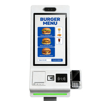 Machine de commande automatique tactile 21,5 pouces avec SDK, QR/NFC, surveillance à distance et paiement multi-mode pour restaurants de restauration rapide KFC