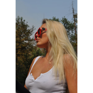 แว่นกันแดดแฟชั่นทรงสี่เหลี่ยมสไตล์วินเทจย้อนยุคคลาสสิกของ Evanston - Product Image 3