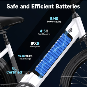 Vélo de ville électrique pour adultes, batterie lithium 48V, alliage d'aluminium, 7 vitesses, pneus larges, moteur à moyeu arrière, vente en gros de vélos électriques - Product Image 4