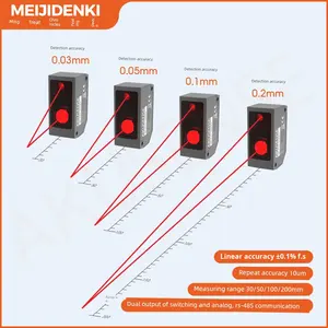 Capteur laser de triangulation Akusense MLD25-30NV 30 50 100 200 mm pour capteur de déplacement laser et détection par triangulation - Product Image 3