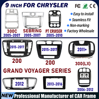 Cadre d'intégration pour autoradio et lecteur DVD pour CHRYSLER, kit de panneau de tableau de bord, cadre de tableau de bord, cadre pour autoradio Android, cadre de radio de voiture