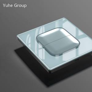 Interruptor de Pared Tipo 86 con Botón de Reinicio, Luz LED, Panel Táctil de Vidrio Templado, Pantalla Táctil de 4 Pines, IP20, Interruptor de 2 Vías - Product Image 3