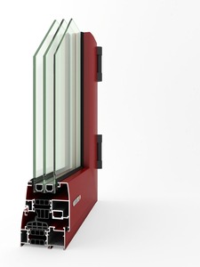 Fabricant professionnel Cadre de porte et fenêtre en aluminium de style contemporain Fenêtre à coupe thermique - Product Image 5