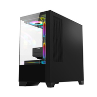 Ruix Carnival 2023 Newest Design Desktop Cabinet Gaming Computer Hardware & Software Tempered Glass Side Panel MATX Casing