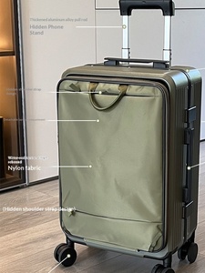Maleta Desmontable Multifuncional Dos en Uno, Maleta con Ruedas Unisex, Maleta de Negocios de Neopreno de 20 Pulgadas para Llevar a Bordo - Product Image 3