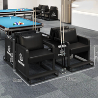 Canapé de luxe pour salon de billard Salle de billard Spectator Chair pour bar Club Entertainment Space