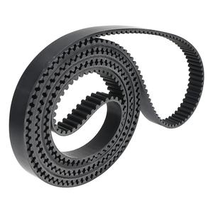 Transmisión industrial de alta resistencia, transmisión dentada curvada, HTD, 14M, correa dentada de PU negra, correa síncrona - Product Image 2