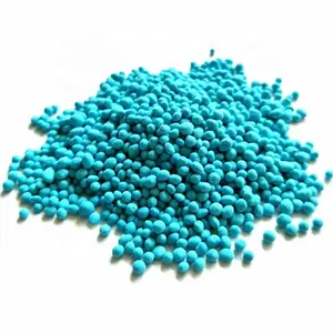 Fertilizzante composto blu granulare Made in China 12 12 17 2 te NPK per l'applicazione di palma da olio