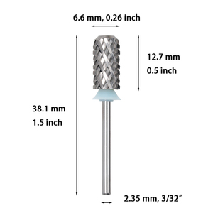 Migliori Punte per Trapano per Unghie 4XC in Carburo di Tungsteno Sicure per Smussatura, Lucidatura Rapida di Polvere Acrilica, Frese Rotanti in Carburo per E-file - Product Image 3