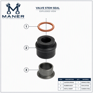 Joint d'étanchéité de tige de soupape MANER OE 036109675A 06J109675 pour moteur EA888 Audi A4 A5 A6 A7 Q5 VW Golf Tiguan Passat CC Scirocco Jetta - Product Image 5