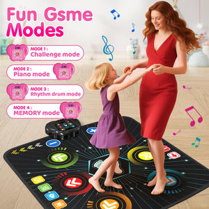 बच्चों के लिए 6-इन-1 संगीत लय खेल और शैक्षिक फिटनेस 6 प्रमुख विशेषताओं के साथ ब्लूटूथ पियानो नृत्य चटाई के लिए 6 कुंजी - Product Image 2