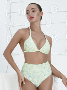 Traje de baño deportivo de una pieza con estilo para mujer europea americana, ropa de playa con estampado de patrón sólido Sexy, corte transpirable de talla grande - Product Image 3