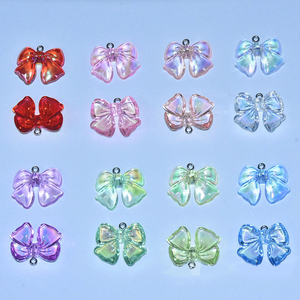 AB Color Bowknot Pendant <b>Charms</b> for <b>Jewelry</b> Making DIY Earrings Necklace Bracelet Handmade Bow Keychain Accessories Colgantes - Product Image 2