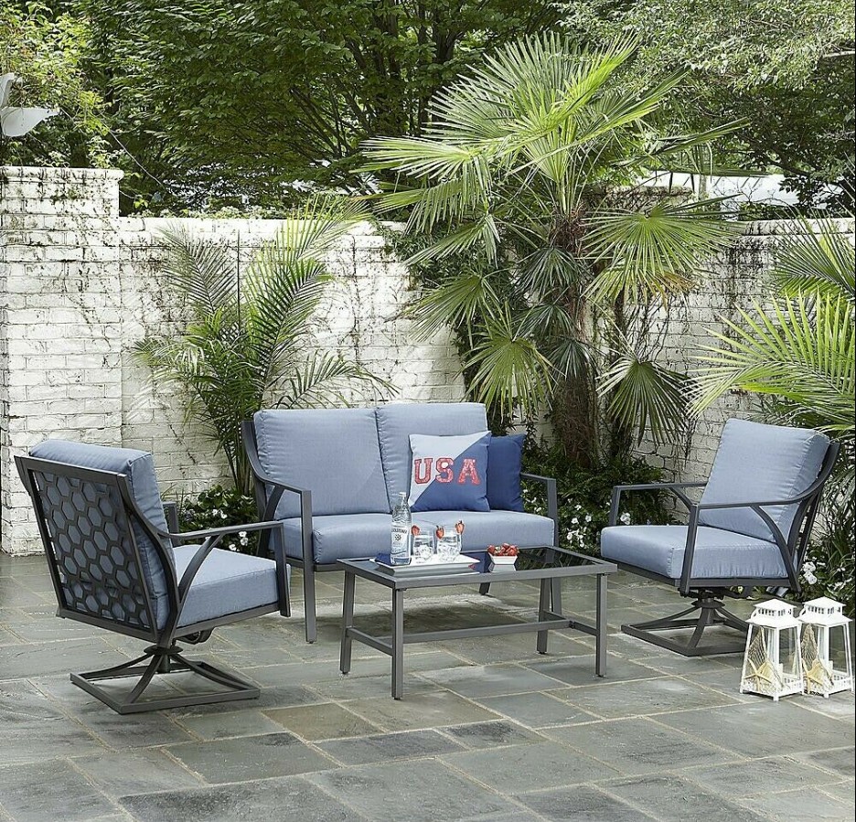 New arrival patio aluminum garden furniture outdoor sofa on sale