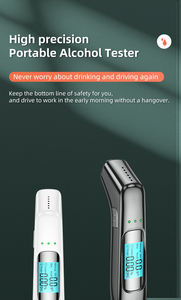 Rượu xách tay breathalyzer kỹ thuật số Tester cầm tay cá nhân chính xác xách tay chuyên nghiệp hơi thở Tester Thiết bị phát hiện - Product Image 4