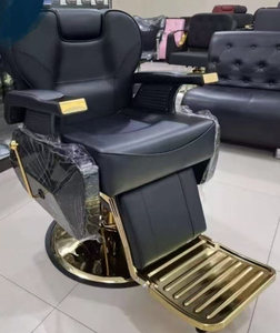 Sillas de barbero de estilo retro para peluquerías - sillas reclinables para tratamientos de belleza y cabello, sillas para teñir el cabello, c - Product Image 4