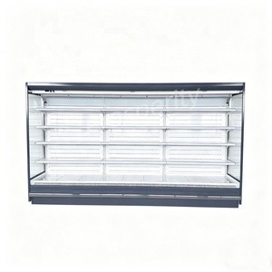 Refrigerador de Exhibición con Cortina de <span class=keywords><strong>Aire</strong></span> para Frutas y Verduras de Supermercado, con Pantalla Abierta Remota de 3750mm, Enfriador de Productos Frescos - Product Image 3