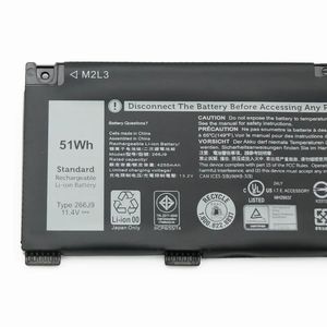 <span class=keywords><strong>Batterie</strong></span> d'ordinateur <span class=keywords><strong>portable</strong></span> compatible 11.4V 51WH 266J9 PN1VN pour <span class=keywords><strong>Dell</strong></span> G5 15 5505 5500 G3 15 3590 3500 Inspiron 14 5490 M4GWP - Product Image 3