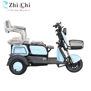 Triciclo Eléctrico Compacto de 1000W con Certificación CE, 48V, 100kg, 30km/h, Autonomía de 30-50km, Triciclo Abierto para Pasajeros - Product Image 5