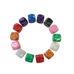 ODM OEM 16mm dés vierges graver sur mesure conception <span class=keywords><strong>de</strong></span> logo jouets en acrylique perle solide composants <span class=keywords><strong>de</strong></span> jeu <span class=keywords><strong>de</strong></span> société transparents <span class=keywords><strong>plateau</strong></span> à dés en marbre - Product Image 2