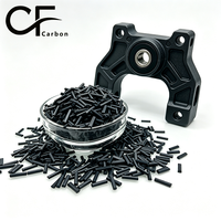 Granulés de nylon PA66 renforcés de fibres de carbone, thermoplastique à faible glissement pour structure de support de joint de robot