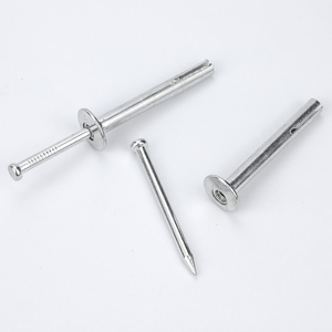 Anclaje de accionamiento de martillo Chapado en zinc de acero al carbono Anclaje de pasador de accionamiento de martillo nial-in para bloque de ladrillo de hormigón M6 M8 - Product Image 3